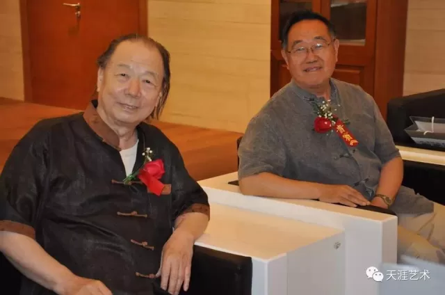 ▲天津湖社畫會會長孫長康先生致辭