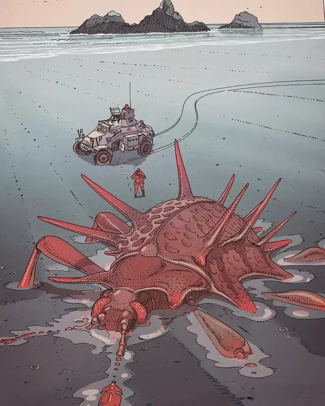 插畫丨超酷超現實的筆墨風格,充滿活力的漫畫趣味,乾淨平和的線條看一眼便欲罷不能的淪陷