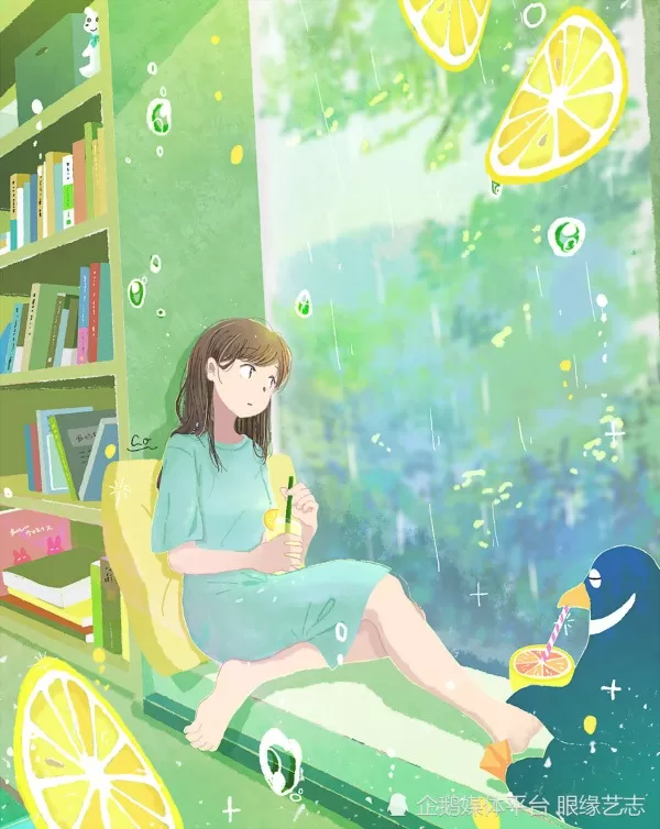 作為一個孩子的母親,自由插畫師給予了aokar